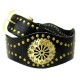 Belt - Leather -Like Metal Studded Belt - BLT-TO40036BK Belt - Leather -Like Metal Studded Belt - BLT-TO40036BK