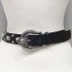 Belt - Acrylic Beaded w/ Rhinestone Buckle - Black Color - BLT-TO40117BK Belt - Acrylic Beaded w/ Rhinestone Buckle - Black Color - BLT-TO40117BK
