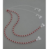 Bra Straps - CNL Style Chain Strap - Red - BS-HH165RD