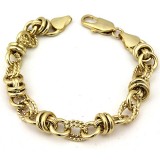 Gold-tone Chain Link Bracelet