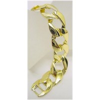 Gold-tone Link Chain Bracelet