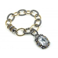 Western Style Bracelets w/ Magnetic Closure - BR-OB02013TTCRY