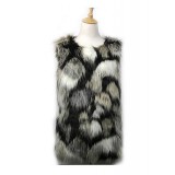 Cardigans & Vests - Faux Long Fur Vest – Multi Color Cardigans & Vests - Faux Long Fur Vest – Multi Color