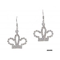 Rhinestone Crown - Clear - ER-AEA59S