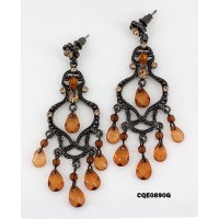 HP Filigree W/Tear Frop Beads Earring  - ER-CQE0890G