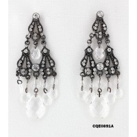 HP Filigree W/Tear Drop Beads Earring - ER-CQE0891A
