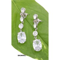 CZ Earring - Clear - ER-EA2603CL