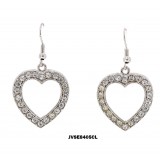 Dangling Rhinestone Earrings - Heart - ER-JVSE8405CL