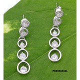 Earrings - 925 Sterling Silver w/ CZ - Journey Collection - ER-PER86531CL