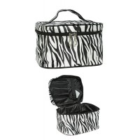 Cosmetic Purse - Zebra Print - BG-412ZE-BKBK