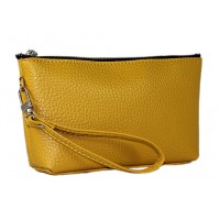 Cosmetic Bags w/ Wristlet - Yellow