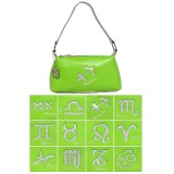 Horoscope Shoulder Bags - BG-HS969GN-SV Horoscope Shoulder Bags - BG-HS969GN-SV