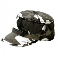 Military Cap - Enzyme Washed Cotton Twill -- HT-9028CITY
