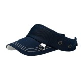 Visor - Cotton Will W/Velcro Adjustable - Navy Color - HT-4057NV