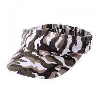 Visor Caps: Camouflage Polyester Convertible To Cap-Like - HT-4080A-OLV