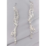Rhinestone Vintage Necklace & Earrings Set - NE-NK0639CL