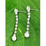 Rhinestone Vintage Necklace & Earrings Set - NE-10893