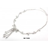 Rhinestone Vintage Necklace & Earrings Set - NE-11949
