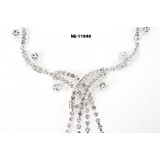 Rhinestone Vintage Necklace & Earrings Set - NE-11949
