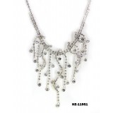 Rhinestone Vintage Necklace & Earrings Set - NE-11951