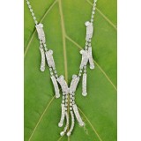 Rhinestone Vintage Necklace & Earrings Set - NE-11956