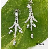 Rhinestone Vintage Necklace & Earrings Set - NE-3121CL