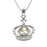 Swarovski Crystal Crown Charm - Medium Size - Clear -NE-N3329CL Swarovski Crystal Crown Charm - Medium Size - Clear -NE-N3329CL
