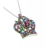 Rhinestone Crown - Rhodium Plating - Made in Korea - Multi - NE-N5528MT Rhinestone Crown - Rhodium Plating - Made in Korea - Multi - NE-N5528MT