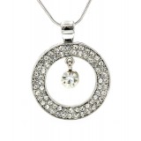 Swarovski Crystal Necklace/ Loop - Clear - NE-2058CL