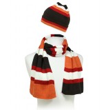 Hat & Scarf Set - Knitted Stripes Set - HTSF-TO102-2 Hat & Scarf Set - Knitted Stripes Set - HTSF-TO102-2