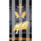Scarf - Satin Bible Prints - SF-ON7003BK