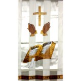 Scarf - Satin Bible Prints - SF-ON7003IV