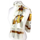 Scarf - Satin Bible Prints - SF-ON7003IV