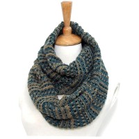 Infinity Scarf - Ribbed Knitted
