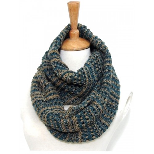 Infinity Scarf - Ribbed Knitted