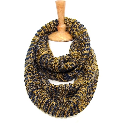 Infinity Scarf - Ribbed Knitted